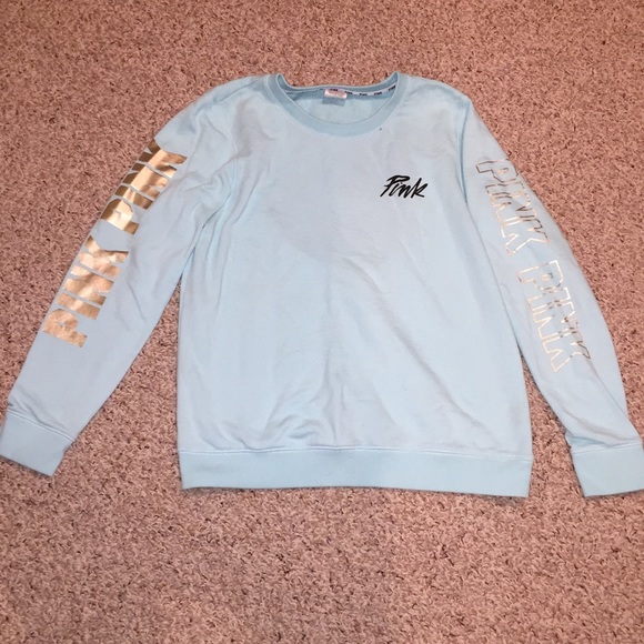 ❌SOLD ON FB ❌PINK VS Crew Neck Sweater - Picture 1 of 3